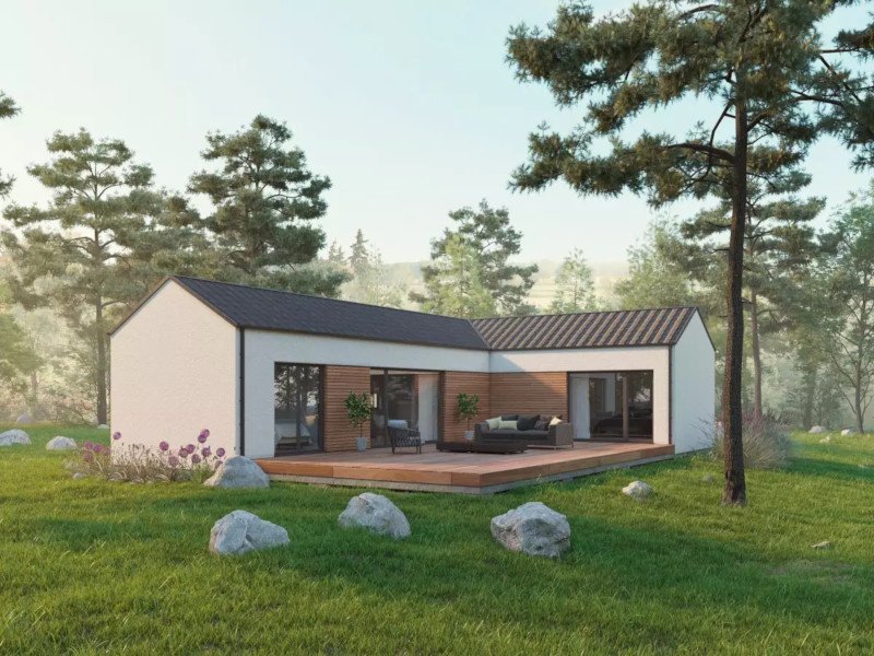 DrevoaStavby.cz | EASY HOMES | typová dřevostavba EASY 44+40 (foto 1)