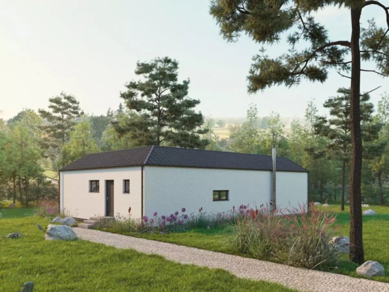 DrevoaStavby.cz | EASY HOMES | typová dřevostavba EASY 44+40