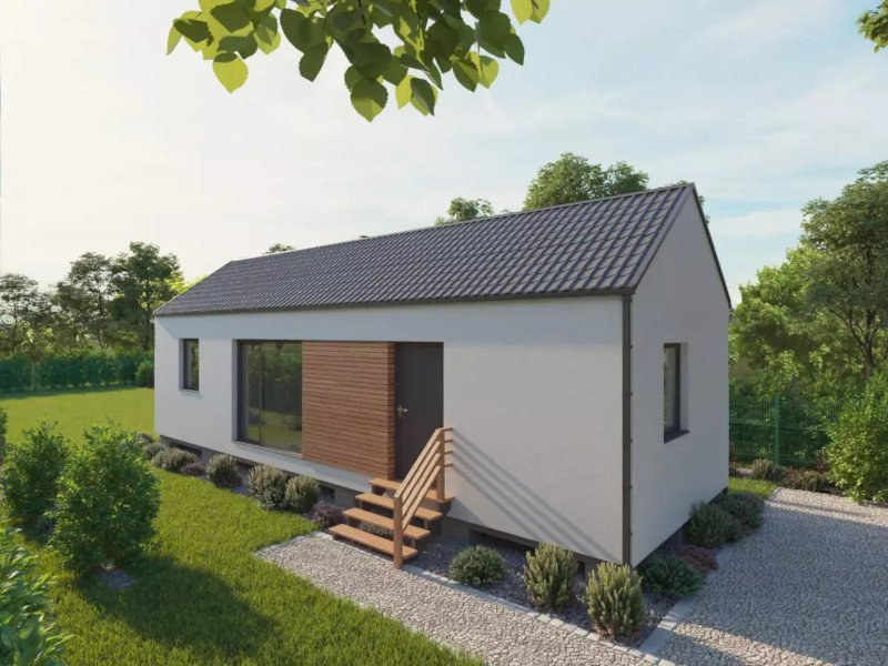 DrevoaStavby.cz | EASY HOMES | typová dřevostavba EASY 48