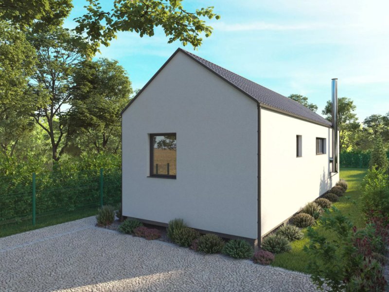 DrevoaStavby.cz | EASY HOMES | typová dřevostavba EASY 48