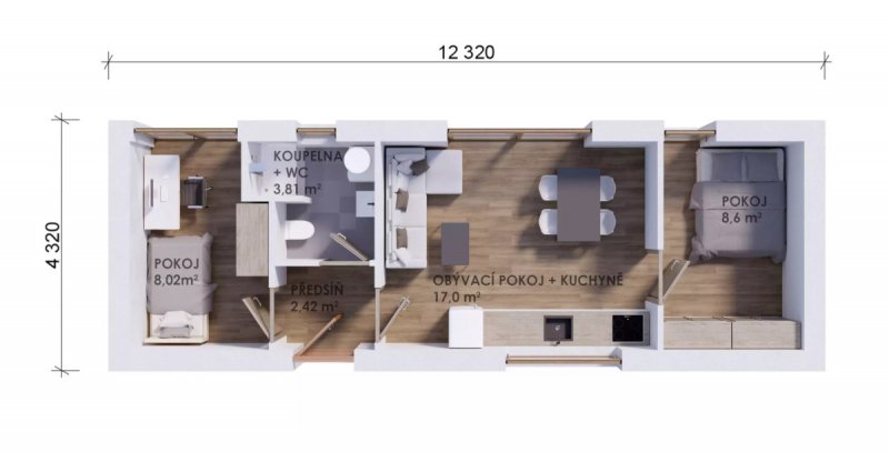 DrevoaStavby.cz | EASY HOMES | typová dřevostavba EASY 48
