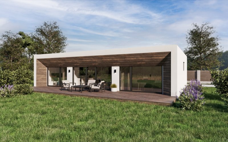 DrevoaStavby.cz | Typový dřevostavba LIGHT 03 Goopan Maverick Delta s.r.o.