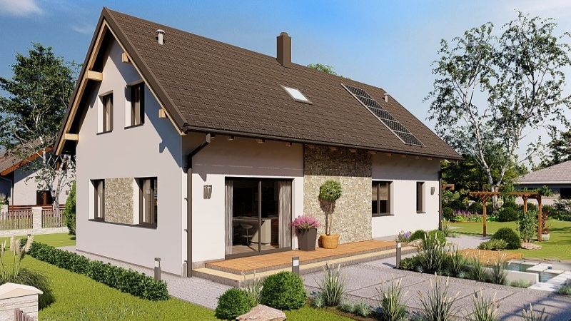 DrevoaStavby.cz | NEMA dřevostavby typový dům Family