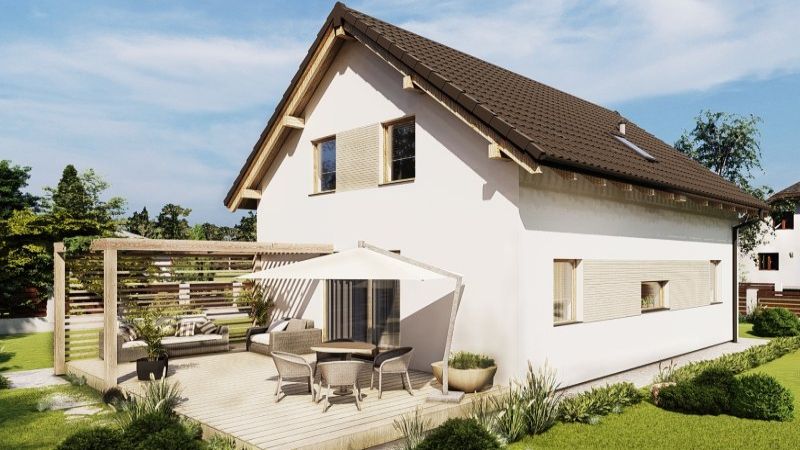 DrevoaStavby.cz | NEMA dřevostavby typový dům Muffin