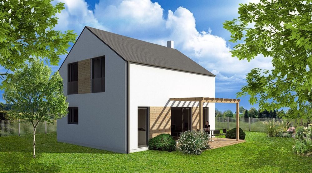 DrevoaStavby.cz | NIDO WOOD (Dvoupodlažní dům D)