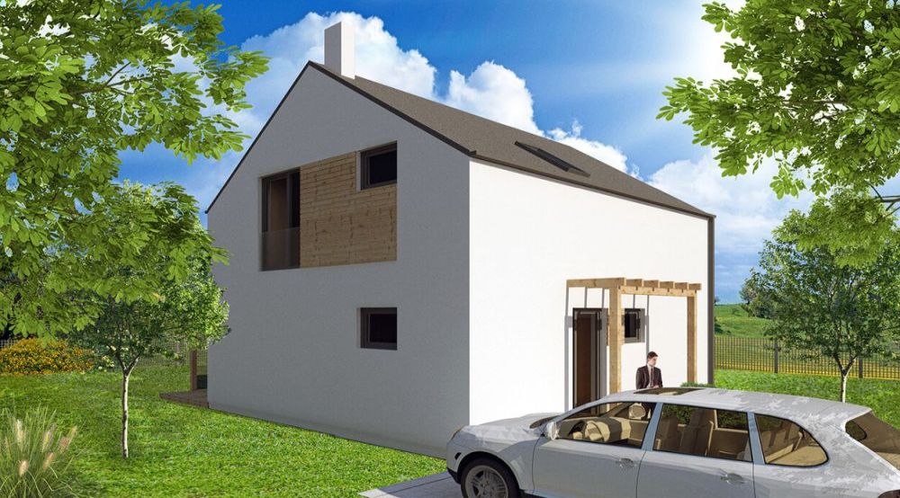 DrevoaStavby.cz | NIDO WOOD (Dvoupodlažní dům D)