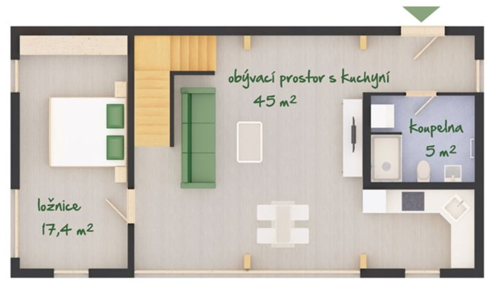 DrevoaStavby.cz | Natura Space CZ | Dům Natura Floor