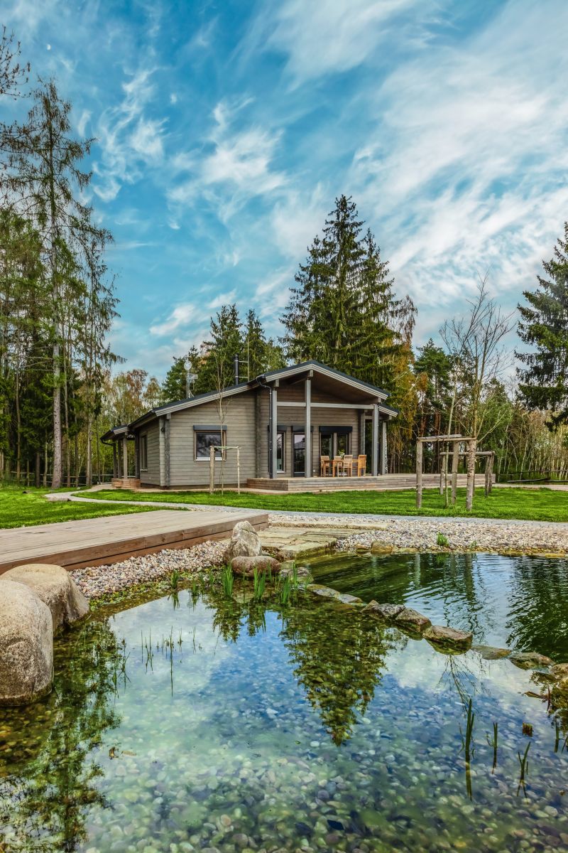 DrevoaStavby.cz | Moderní srubový dům Kontio