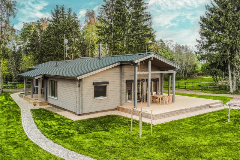 DrevoaStavby.cz | Moderní srubový dům Kontio