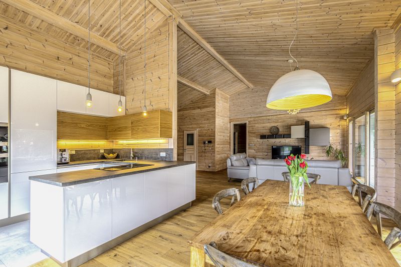 DrevoaStavby.cz | Moderní srubový dům Kontio