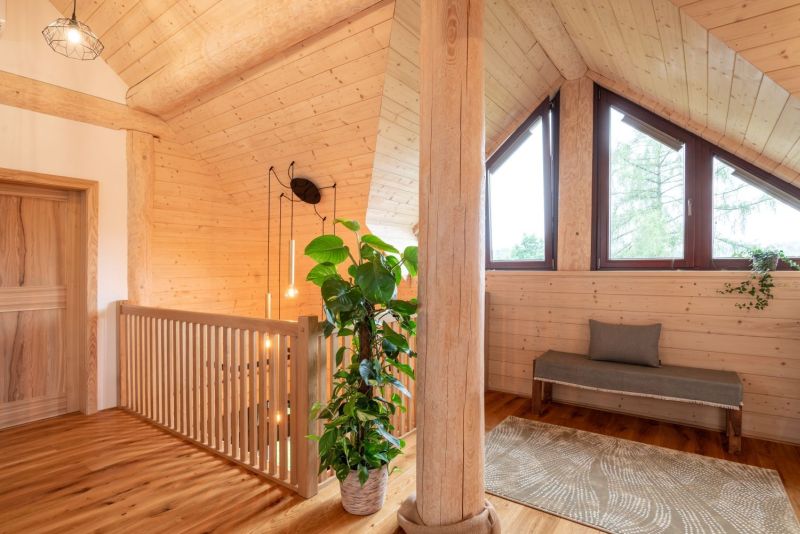 DrevoaStavby.cz | Masivní srub u Orlické přehrady 