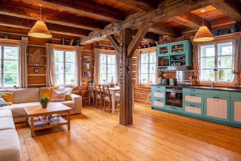 DrevoaStavby.cz | Moderní poloroubenka postavená tradičními postupy