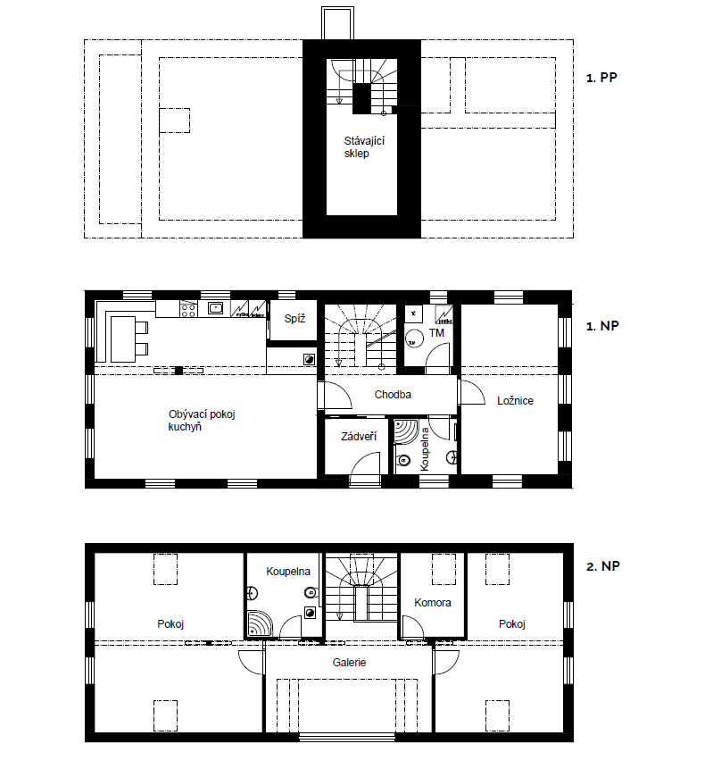 DrevoaStavby.cz | Moderní poloroubenka postavená tradičními postupy