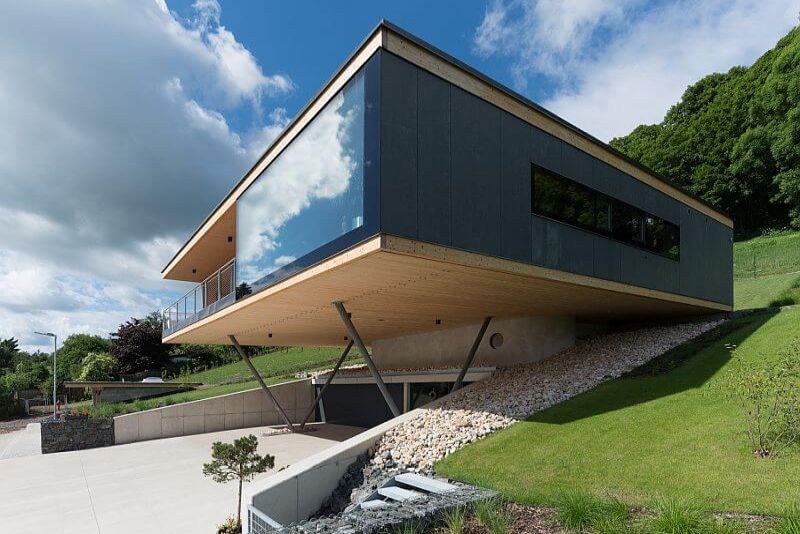 DrevoaStavby.cz | Dřevostavba na místě bývalé sjezdovky