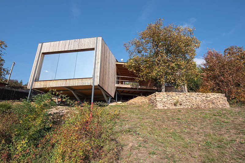 DrevoaStavby.cz | Dřevostavba v pískovcovém lomu