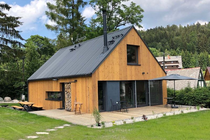 Drevoastavby-Dřevostavba roku 2021 výhra pronájem nové dřevostavby Chalet