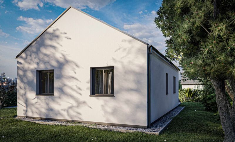 DrevoaStavby.cz | Typová dřevostavba Carina 52