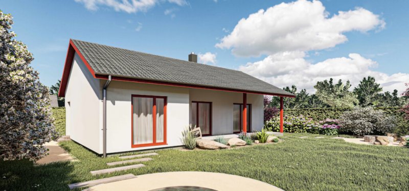 DrevoaStavby.cz | Typová dřevostavba Dorado 75