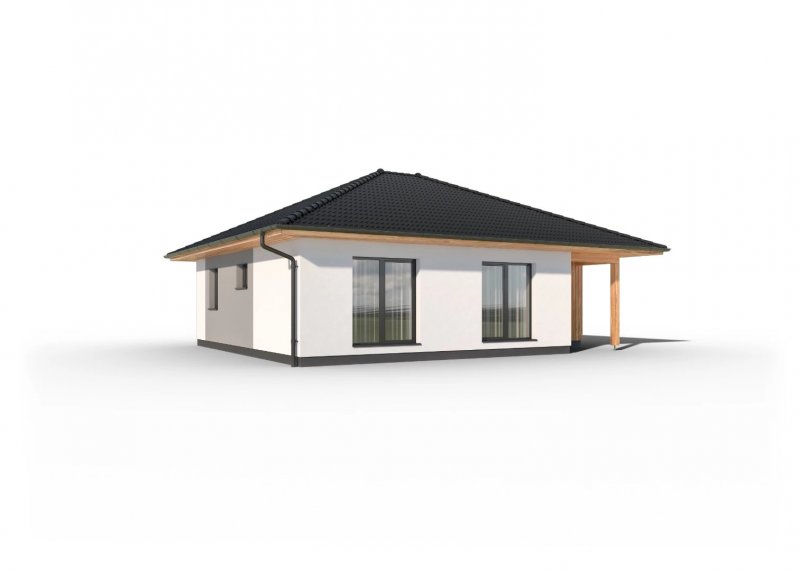 DrevoaStavby.cz | Typový bungalov na klíč Rio 1-85 DrevoaStavby.cz | Typový bungalov na klíč Rio 1-85