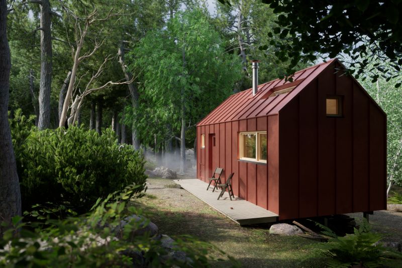 DrevoaStavby.cz | Dřevěná útulna z CLT panelů firmy OK PYRUS DrevoaStavby.cz | Dřevěná útulna z CLT panelů firmy OK PYRUS