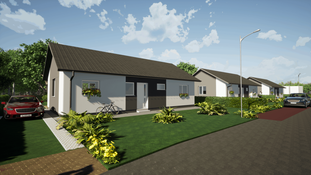 Bungalov SMART Go! - Lešany, Smartstavby