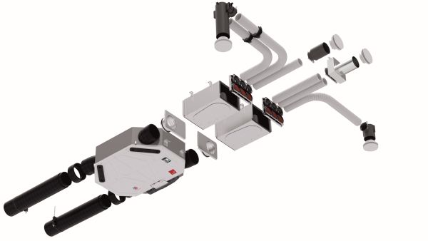 vvětrací jednotka Zehnder ComfoAir Flex větrací jednotka Zehnder ComfoAir Flex