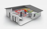 Větrání s rekuperací: 2. Praktický příklad větrání s rekuperací - Bungalov