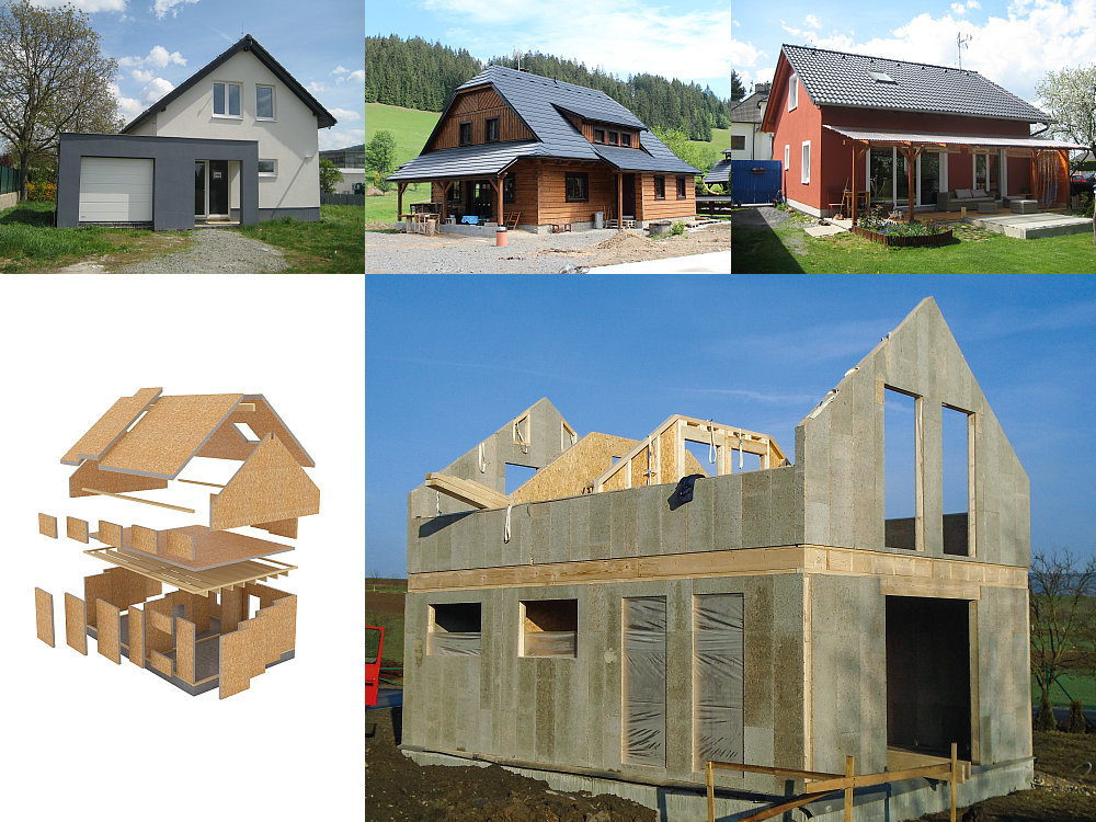 Komplexní stavební systém dřevostaveb stylem my vyrobíme, vy postavíte