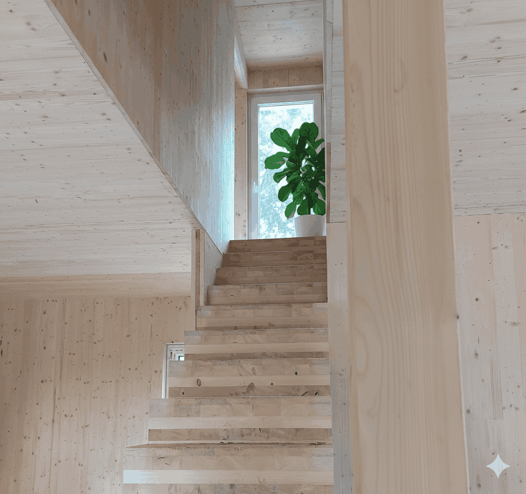 Origis schodiste z CLT panelu 11zon