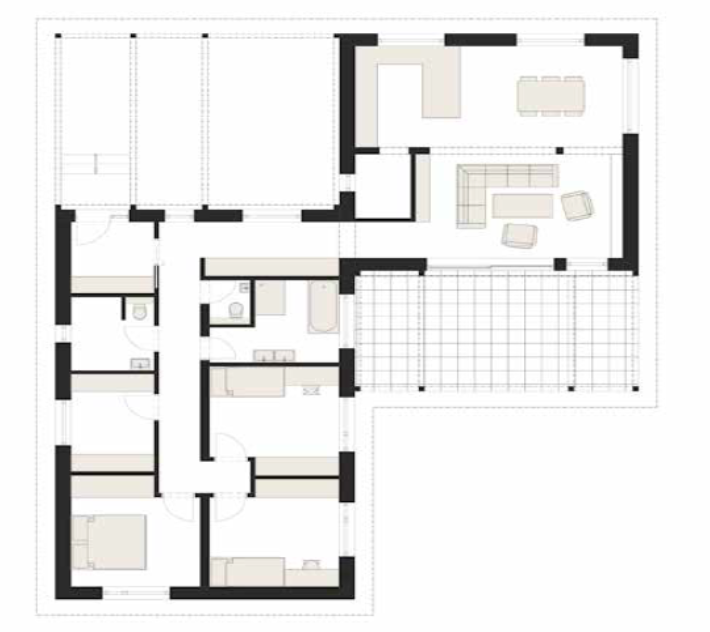pudorys eko modular drevostavba