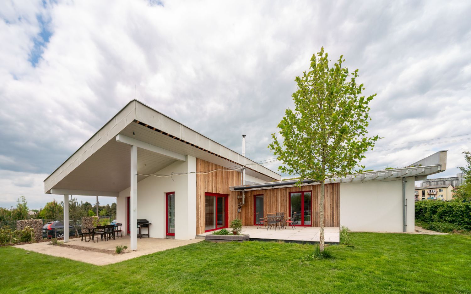 realizace moderni drevostavby WOLF HAUS
