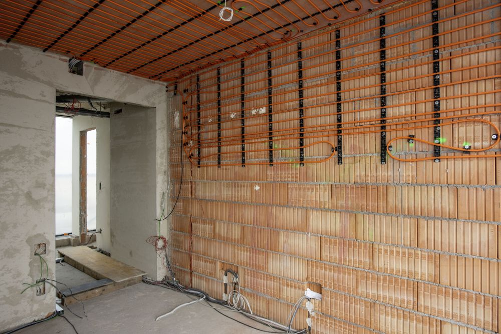 Stěnový systém vytápění REHAU 4