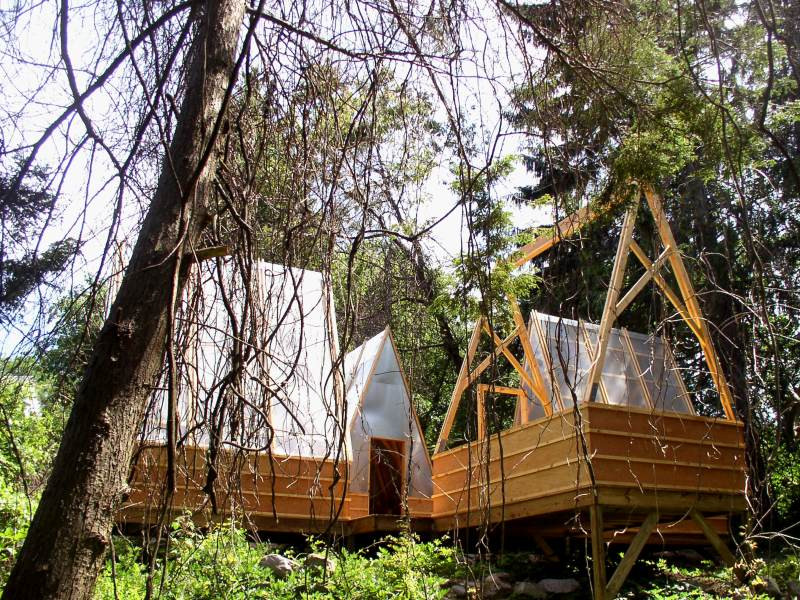 Moskow Linn Architects dřevostavba netypické