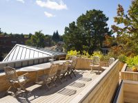 terasa dřevostavby clt