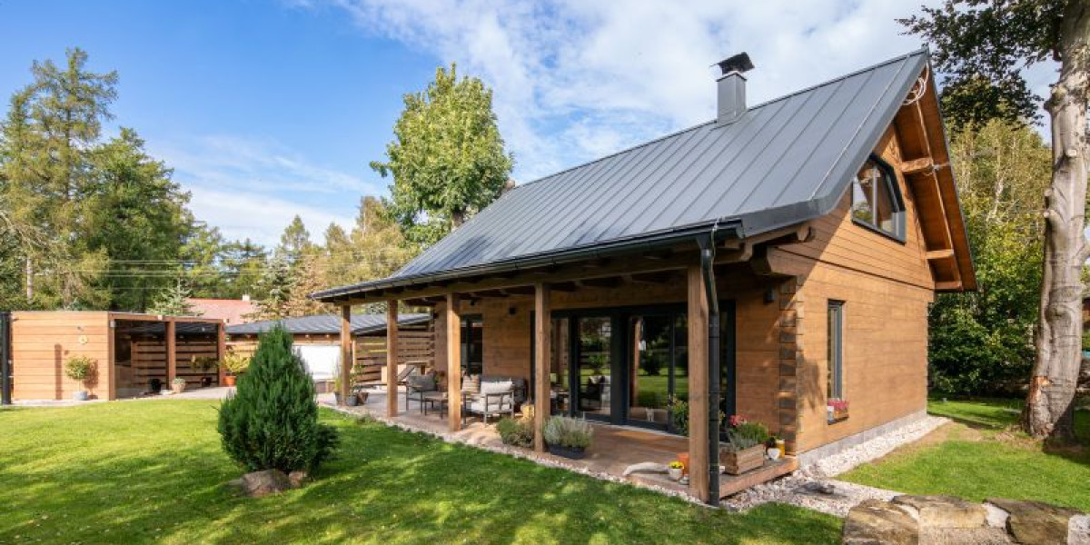 Moderní roubenka ve skandinávském stylu