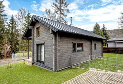 Česká chata ve finském stylu