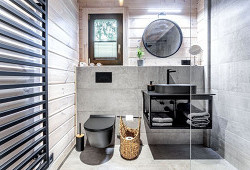 Česká chata ve finském stylu